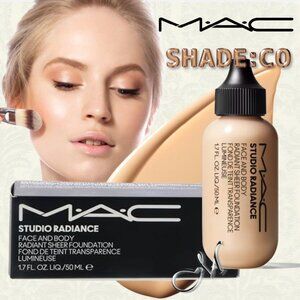 MAC Studio Radiance Face & Body* Radiant Sheer Foundation ~ C0 Light 50ml NIB
